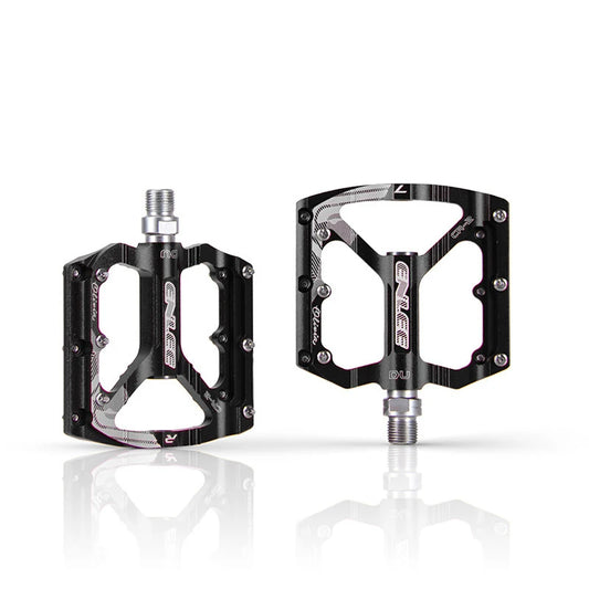 ENLEE Pro-Grip CNC Ultralight MTB Pedals - Black Finish