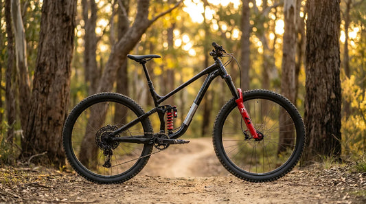 2026 Marin Rift Zone XR with Marzocchi suspension on an Aussie trail