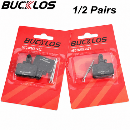 BUCKLOS Silent-Stop MTB Disc Brake Pads – Shimano B01S Standard (Kevlar Reinforced)