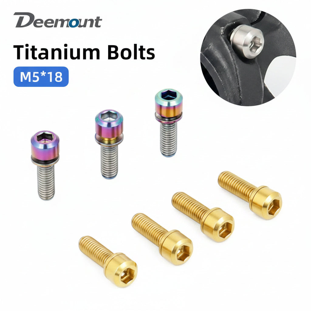 RISK Premium Titanium-Plated Stem Bolts - Colour Range