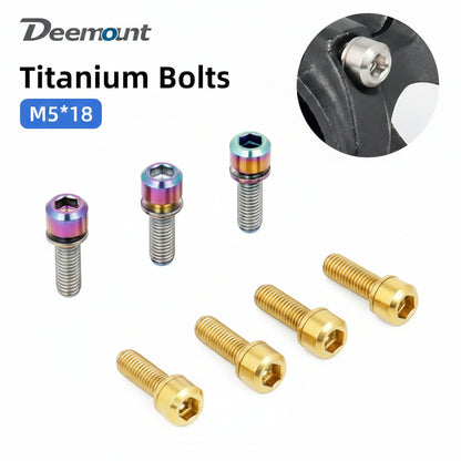 RISK Premium Titanium-Plated Stem Bolts - Colour Range