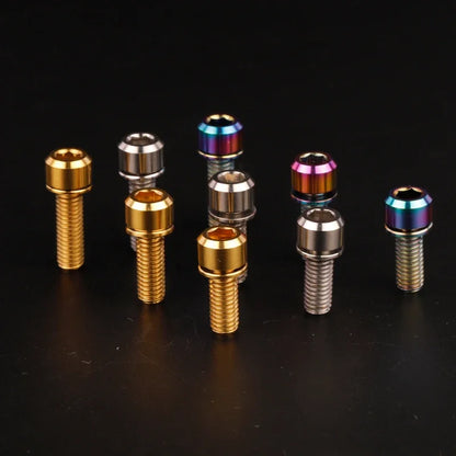 RISK Stem Bolts - Titanium Raw / Silver finish