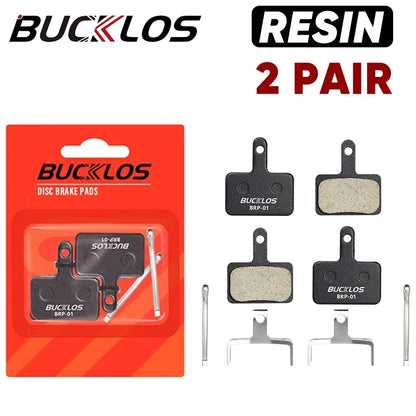 Material performance comparison chart for semi-metallic vs sintered BUCKLOS disc brake pads