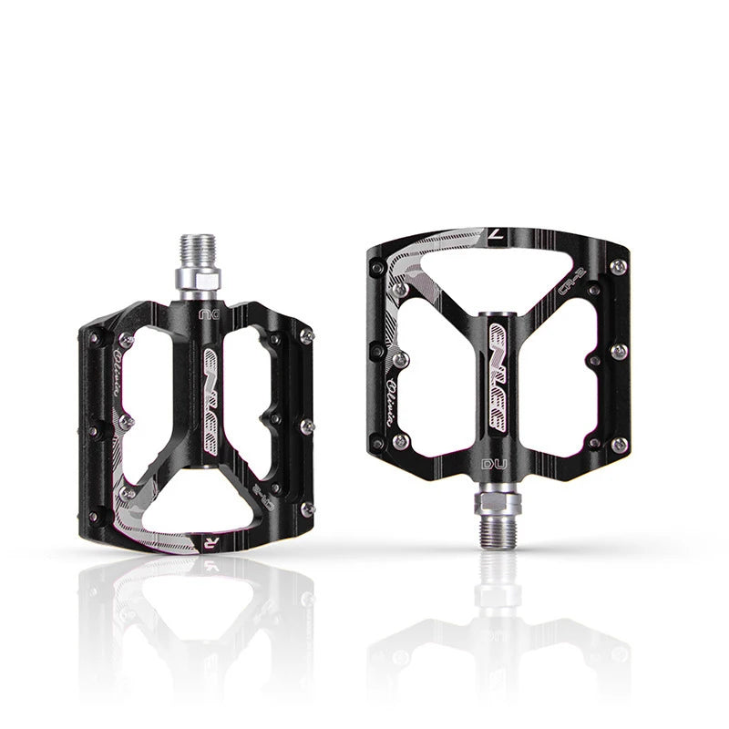 ENLEE Pro-Grip CNC Ultralight MTB Pedals - Black Finish