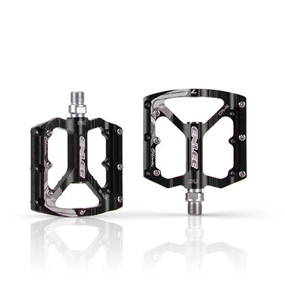 ENLEE Pro-Grip CNC Ultralight MTB Pedals - Black Finish