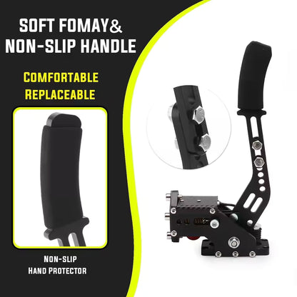 Black Sim Racing USB Handbrake Grip Handle