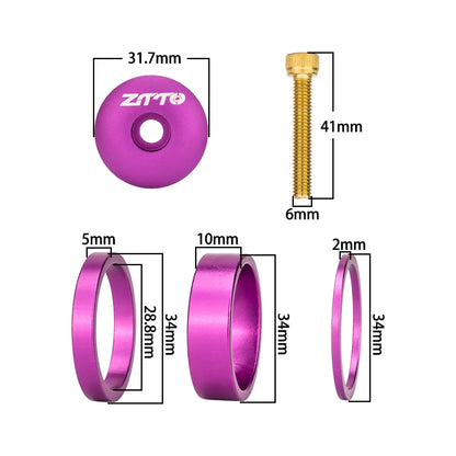 Dimensions for ZTTO 28.6mm headset spacers