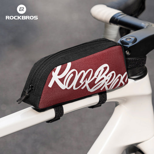 ROCKBROS top tube bike bag mounted on frame