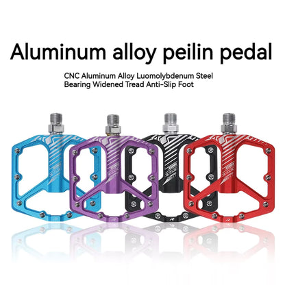 ENLEE Enduro Flat Pedals — full colour range black red blue purple