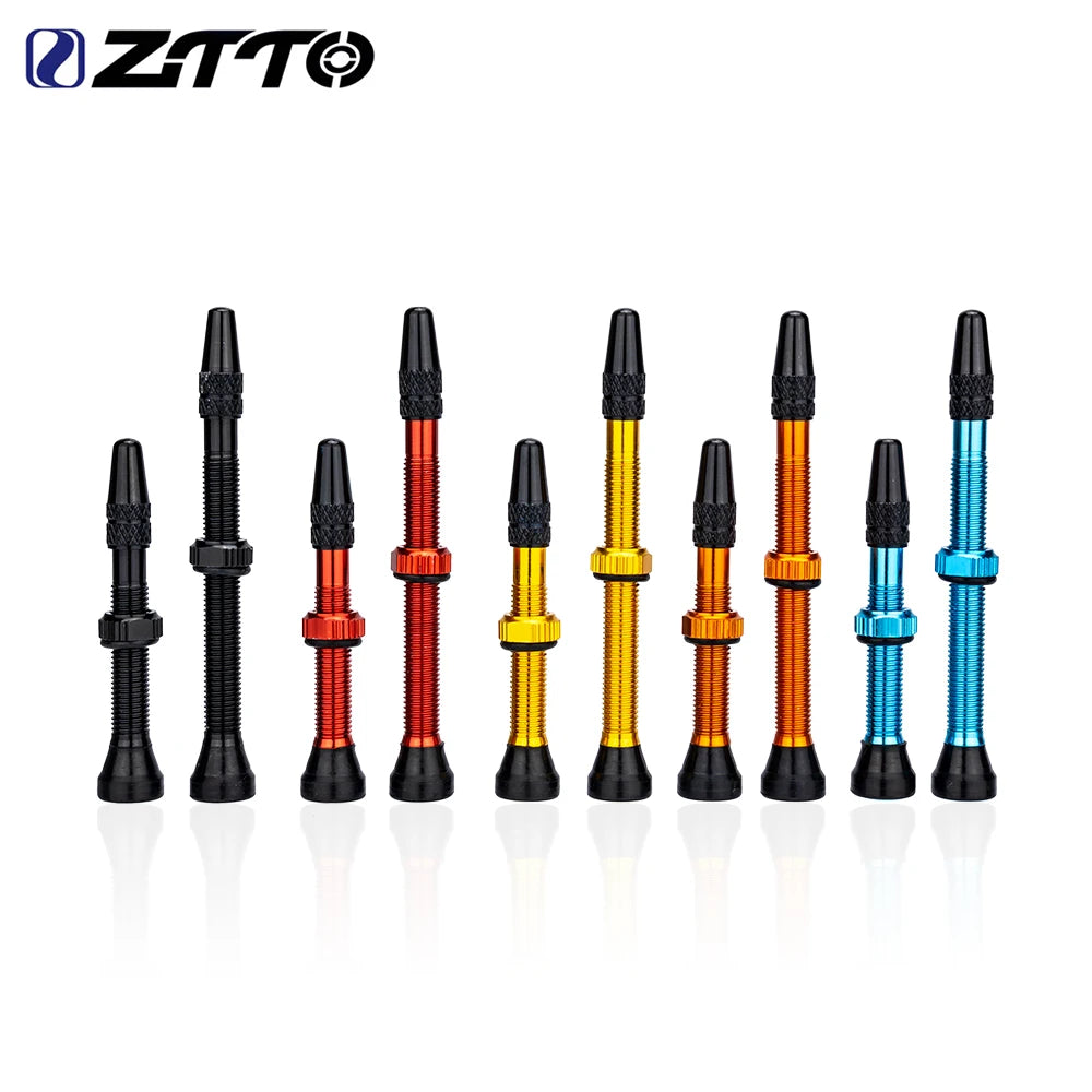 ZTTO Tubeless Valve Length Comparison - 40mm and 60mm