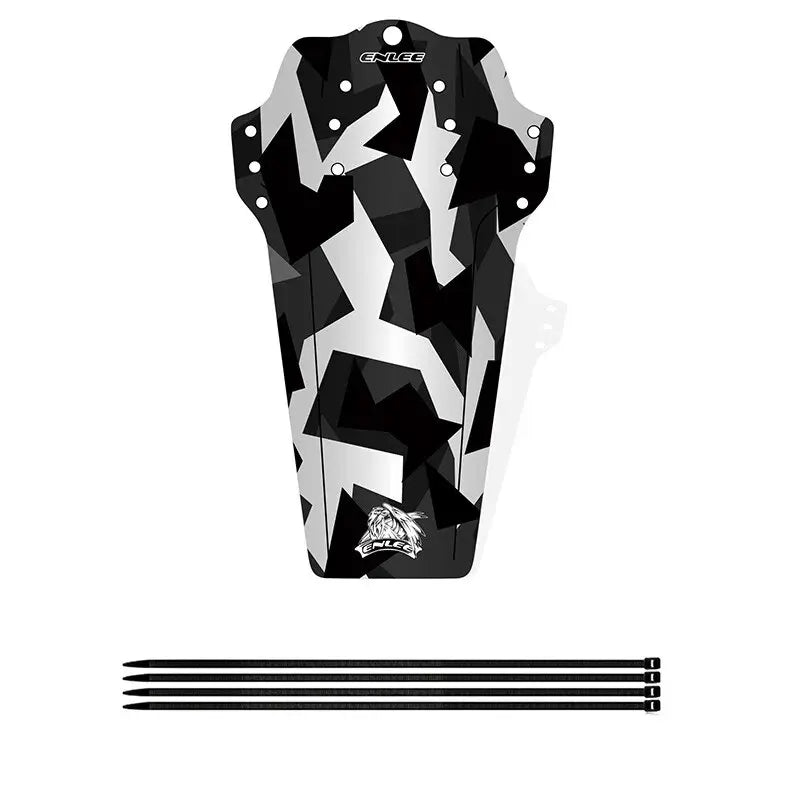 ENLEE MTB Mudguard - High-voltage lightning pattern
