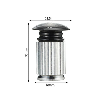 Chunky Monke Alloy Bar End Plug - Rainbow / Oil Slick