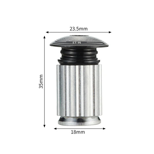 Chunky Monke Alloy Bar End Plug - Rainbow / Oil Slick