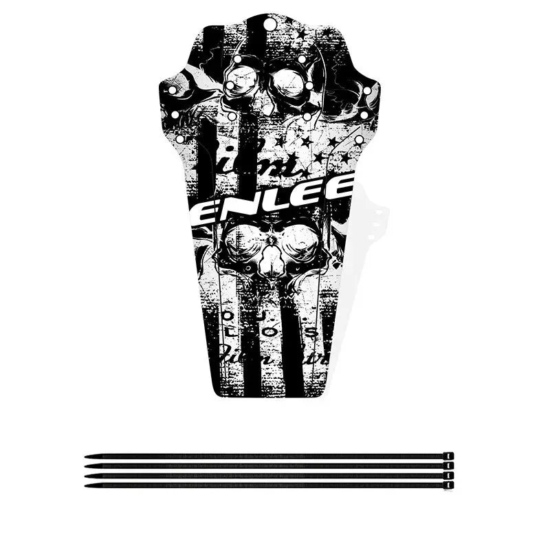 ENLEE MTB Mudguard - Aggressive Grunt Head skull pattern