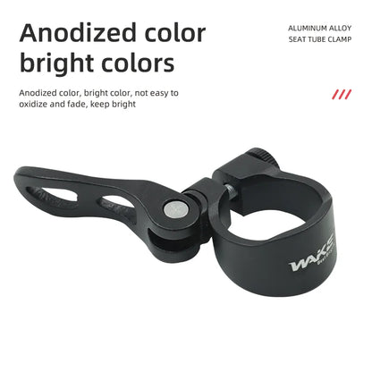 WAKE seat clamp anodised black finish